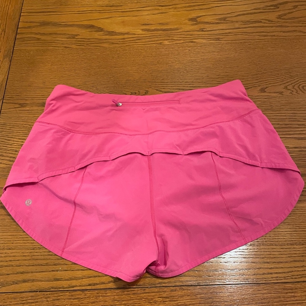 Lululemon Women's Pink Speed Up Shorts